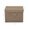 Household Essentials Canvas Storage Boxes with Lids, 2ct.